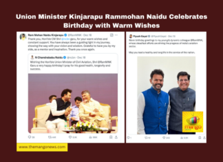 Union Minister Kinjarapu Rammohan Naidu Celebrates Birthday with Warm Wishes, Rammohan Naidu birthday, Union Minister celebration, TDP MPs, Chandrababu Naidu wishes, Prime Minister Modi, Amit Shah, political leaders, TDP Parliament office, Indian politics, Rammohan Naidu achievements, Andhra Pradesh, AP Live Updates, Live Updates, Breaking News, Headlines, Live News, Mango News