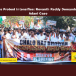 Congress Protest Intensifies: Revanth Reddy Demands JPC on Adani Case, Revanth Reddy, Congress protest, Adani controversy, JPC demand, Modi criticism, Telangana politics, Manipur riots, BRS BJP ties, corruption allegations, nationwide protests, Telangana, TS Live Updates, TS Political News, Political News, Mango News