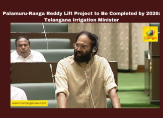 Palamuru-Ranga Reddy Lift Project to Be Completed by 2026: Telangana Irrigation Minister, Palamuru-Ranga Reddy project, Telangana irrigation projects, Uttam Kumar Reddy, Telangana Legislative Council, ₹500 gas cylinder scheme, Mahalakshmi program, Telangana infrastructure, irrigation funding Telangana, Kodangal-Narayanapet project, Telangana government initiatives, Telangana, TS Live Updates, TS Political News, Political News, Mango News