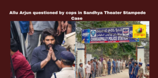 Allu Arjun questioned by cops in Sandhya Theater Stampede Case ,Allu Arjun questioned by cops in Sandhya Theater Stampede Case ,Allu Arjun, Sandhya Theater stampede, Pushpa 2 premiere, Hyderabad news, Allu Aravind, Chikkadapally police, Sandhya Theater investigation, Revathi death case, Central Zone DCP, Allu Arjun interim bail,Hyderabad police ,Hyderabad, Telangana, TS Live Updates, TS Political News, Political News, Mango News