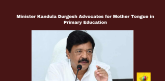 Minister Kandula Durgesh Advocates for Mother Tongue in Primary Education,Telugu Writers’ Conference, mother tongue education, Kandula Durgesh, Telugu language preservation, literary tourism, Ramoji Rao platform, Telugu arts promotion, primary education in Telugu, Chandrababu Naidu, Pawan Kalyan initiatives,Andhra Pradesh, AP Live Updates, Live Updates, Breaking News, Headlines, Live News, Mango News.