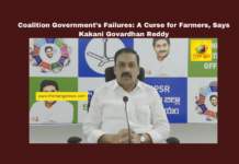 Coalition Government’s Failures: A Curse for Farmers, Says Kakani Govardhan Reddy,Coalition government failures, farmer suicides, Kakani Govardhan Reddy, Chandrababu Naidu criticism, YSRCP initiatives, Rythu Bharosa scheme, crop insurance dues, farmer protests, agricultural crisis, farmer compensation, Live Updates, Live Updates, Breaking News, Headlines, Live News, Mango News
