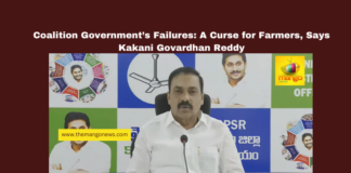 Coalition Government’s Failures: A Curse for Farmers, Says Kakani Govardhan Reddy,Coalition government failures, farmer suicides, Kakani Govardhan Reddy, Chandrababu Naidu criticism, YSRCP initiatives, Rythu Bharosa scheme, crop insurance dues, farmer protests, agricultural crisis, farmer compensation, Live Updates, Live Updates, Breaking News, Headlines, Live News, Mango News