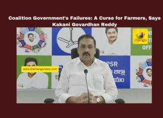 Coalition Government’s Failures: A Curse for Farmers, Says Kakani Govardhan Reddy,Coalition government failures, farmer suicides, Kakani Govardhan Reddy, Chandrababu Naidu criticism, YSRCP initiatives, Rythu Bharosa scheme, crop insurance dues, farmer protests, agricultural crisis, farmer compensation, Live Updates, Live Updates, Breaking News, Headlines, Live News, Mango News