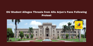 OU Student Alleges Threats from Allu Arjun's Fans Following Protest,Allu Arjun, OU students protest, Allu Army, Revathi stampede incident, student death protest, Allu Arjun fans, Hyderabad news, JAC leaders complaint, actor controversy, OU police complaint,Hyderabad, Telangana, TS Live Updates, TS Political News, Political News, Mango News