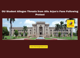 OU Student Alleges Threats from Allu Arjun's Fans Following Protest,Allu Arjun, OU students protest, Allu Army, Revathi stampede incident, student death protest, Allu Arjun fans, Hyderabad news, JAC leaders complaint, actor controversy, OU police complaint,Hyderabad, Telangana, TS Live Updates, TS Political News, Political News, Mango News