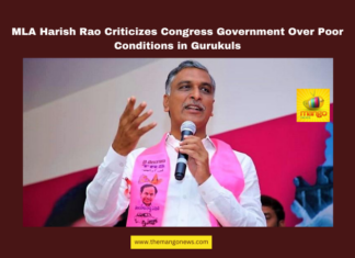 MLA Harish Rao Criticizes Congress Government Over Poor Conditions in Gurukuls, Harish Rao, Gurukul conditions, Congress government criticism, Telangana education crisis, Gurukul food issues, KGBV schools, student safety, contaminated food incident, Telangana politics, resinential school crisis, Hyderabad, Telangana, TS Live Updates, TS Political News, Political News, Mango News.