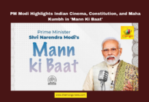 PM Modi Highlights Indian Cinema, 75 years of Constitution, AI in Kumbh Mela, Akkineni Nageswara Rao, Indian Constitution, Maha Kumbh Mela 2025, PM Modi Mann Ki Baat, Prayagraj, Raj Kapoor, Tapan Sinha., Telugu Cinema, World Audio Visual Entertainment Summit, India, National News, Internationational News, Live Updates, Breaking News, Headlines, Live News, Political News, Mango News
