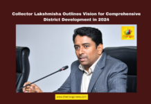 Collector Lakshmisha Outlines Vision for Comprehensive District Development in 2024, G. Lakshmisha, Vijayawada development, Amaravati tourism, Budameru floods, MSME growth, Swarnandhra @ 2047, Team NTR, welfare schemes, renewable energy, skill development, tourism hub initiatives, Andhra Pradesh, AP Live Updates, Live Updates, Breaking News, Headlines, Live News, Mango News