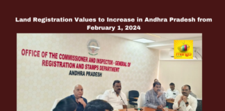 Land Registration Values to Increase in Andhra Pradesh from February 1-2024, Andhra Pradesh land registration, land values hike, Agani Satyaprasad, revenue generation, registration values 2024, Andhra Pradesh government, real estate updates, Amaravati news, Tadepalli registration review, growth corridors, Andhra Pradesh, AP Live Updates, Live Updates, Breaking News, Headlines, Live News, Mango News