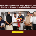 Telangana CM Revanth Reddy Meets Microsoft CEO Satya Nadella to Discuss Strategic Collaborations, Telangana IT news, Revanth Reddy, Satya Nadella meeting, Microsoft collaborations, Skill University Telangana, AI City Hyderabad, Future City Telangana, Hyderabad tech jobs, IT startups in Telangana, cloud computing center, Microsoft in Telangana, Telangana, TS Live Updates, TS Political News, Political News, Mango News