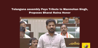 Telangana assembly Pays Tribute to Manmohan Singh, Proposes Bharat Ratna Honor, Manmohan Singh tribute, Revanth Reddy Telangana, Telangana Legislative Assembly, Telangana formation, Bharat Ratna for Manmohan Singh, Indian economic reforms, Aadhaar program, Telangana Financial District, Manmohan Singh legacy, Andhra Pradesh Reorganization Act, Mango News