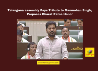Telangana assembly Pays Tribute to Manmohan Singh, Proposes Bharat Ratna Honor, Manmohan Singh tribute, Revanth Reddy Telangana, Telangana Legislative Assembly, Telangana formation, Bharat Ratna for Manmohan Singh, Indian economic reforms, Aadhaar program, Telangana Financial District, Manmohan Singh legacy, Andhra Pradesh Reorganization Act, Mango News