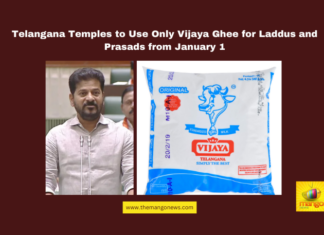 Telangana Temples to Use Only Vijaya Ghee for Laddus and Prasads from January 1, Vijaya ghee Telangana temples, laddus and prasads ghee, Telangana temple decisions, Yadagirigutta temple ghee, Religious Affairs Department Telangana, Tirumala ghee controversy, Bhadrachalam temple updates, Vijaya Dairy products, temple contracts Telangana, Telangana temple EO instructions, Telangana, TS Live Updates, TS Political News, Political News, Mango News