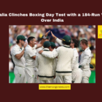 Australia Clinches Boxing Day Test with a 184-Run Victory Over India, Australia vs India Boxing Day Test, AUS vs IND Melbourne, Yashasvi Jaiswal 84 runs, India all out 155, Pat Cummins bowling heroics, Scott Boland wickets, Nathan Lyon spinner, Melbourne Test result, India cricket news, Aussie cricket victory, Cricket News, India, BCCI, Live Updates, Breaking News, Headlines, Live News, Mango News