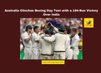Australia Clinches Boxing Day Test with a 184-Run Victory Over India, Australia vs India Boxing Day Test, AUS vs IND Melbourne, Yashasvi Jaiswal 84 runs, India all out 155, Pat Cummins bowling heroics, Scott Boland wickets, Nathan Lyon spinner, Melbourne Test result, India cricket news, Aussie cricket victory, Cricket News, India, BCCI, Live Updates, Breaking News, Headlines, Live News, Mango News