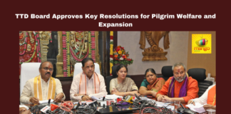 TTD Board Approves Key Resolutions for Pilgrim Welfare and Expansion, TTD resolutions, Tirumala temple updates, global temple expansion, TTD feedback system, SVIMS national status, Annaprasadam quality, Vontimitta temple, food safety TTD, Chandrababu Naidu directives, TTD board meeting decisions.Andhra Pradesh, AP Live Updates, Live Updates, Breaking News, Headlines, Live News, Mango News