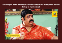 Astrologer Venu Swamy Extends Support to Stampede Victim Sritej in Hyderabad,Venu Swamy, Hyderabad, Sandhya Theatre stampede, Sritej, cine astrologer, Mrityunjaya Homa, financial assistance, hospital visit, family support, public safety, Breaking News, Highlights, Live Updates, Mango News