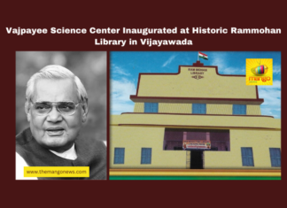 Vajpayee Science Center Inaugurated at Historic Rammohan Library in Vijayawada,Vajpayee Science Center, Rammohan Library, Vijayawada news, science education, Atal Bihari Vajpayee, library restoration, Mandali Buddhaprasad, Sujana Choudhary, Vijayawada development, Andhra Pradesh updates,Andhra Pradesh, AP Live Updates, Live Updates, Breaking News, Headlines, Live News, Mango News
