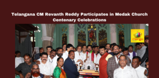 Telangana CM Revanth Reddy Participates in Medak Church Centenary Celebrations,Medak Church centenary, Revanth Reddy, Telangana CM, Christmas celebrations, Medak Church development, Dalit Christians, Indiramma houses, Arogyasree scheme, farmer loan waiver, Telangana government initiatives,Hyderabad, Telangana, TS Live Updates, TS Political News, Political News, Mango News