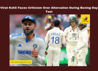 Virat Kohli Faces Criticism Over Altercation During Boxing Day Test,Virat Kohli, Boxing Day Test, Sam Constance, Ricky Ponting, Michael Vaughan, ICC rules, cricket controversy, shoulder incident, Usman Khawaja, cricket disciplinary action,Sports update , Live Updates, Live News, Breaking News , Headlines ,Sports Highlights, Mango News