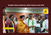 Visakha Dairy Chairman Adari Anand Joins BJP, BJP Andhra Pradesh, Daggubati Purandeshwari, Adari Anandkumar, Visakha Dairy, East Godavari politics, Rajamahendravaram news, BJP induction, Modi development programs, Andhra Pradesh leaders, party discipline,Rajamahendravaram,BJP State President BJP vision,Prime Minister Narendra Modi ,Political News, Live updates, Mango News