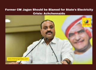Former CM Jagan Should be Blamed for State's Electricity Crisis: Achchennaidu, AndhraPradesh, ElectricityCrisis, Achchennaidu, JaganMohanReddy, TDP, YSRCP,Andhra Pradesh, AP Live Updates, Live Updates, Breaking News, Headlines, Live News, Mango News