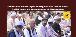 CM Revanth Reddy Urges Strategic Action on Lok Sabha Redistricting and Caste Census at CWC Meeting, Revanth Reddy, Congress Working Committee, Caste Census, Telangana, Lok Sabha Redistribution, BJP, Women’s Reservation Bill, Political Strategy, Mahesh Kumar Goud, Social Justice, Rahul Gandhi, Telangana, TS Live Updates, TS Political News, Political News, Mango News