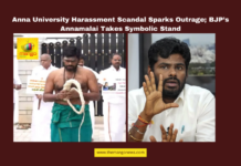 Anna University Harassment Scandal Sparks Outrage; BJP’s Annamalai Takes Symbolic Stand, Anna University harassment, K. Annamalai protest, DMK criticism, BJP Tamil Nadu, sexual harassment scandal, Anna University news, barefoot pledge, Tamil Nadu politics, Murugan temples, justice for victims, National News, Internationational News, Live Updates, Breaking News, Headlines, Live News, Political News, Mango News