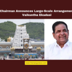 TTD Chairman Announces Large-Scale Arrangements for Vaikuntha Ekadasi, Vaikuntha Ekadasi, TTD arrangements, Tirupati darshan, Srivari darshan, Vaikuntha Dwaram, SSD tokens, TTD token counters, Tirumala pilgrimage, Vaikuntha Ekadasi 2025, Tirupati temple services, Andhra Pradesh, AP Live Updates, Live Updates, Breaking News, Headlines, Live News, Mango News