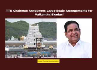 TTD Chairman Announces Large-Scale Arrangements for Vaikuntha Ekadasi, Vaikuntha Ekadasi, TTD arrangements, Tirupati darshan, Srivari darshan, Vaikuntha Dwaram, SSD tokens, TTD token counters, Tirumala pilgrimage, Vaikuntha Ekadasi 2025, Tirupati temple services, Andhra Pradesh, AP Live Updates, Live Updates, Breaking News, Headlines, Live News, Mango News