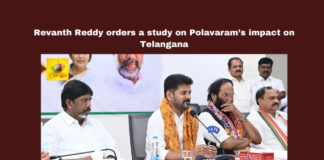 Revanth Reddy orders a study on Polavaram’s impact on Telangana, Telangana government, Polavaram project, Revanth Reddy, Bhadrachalam temple, IIT Hyderabad study, Banakacharla project, inter-state water disputes, Godavari Board, Central Hydropower Department, Telangana flood impact, Telangana, TS Live Updates, TS Political News, Political News, Mango News