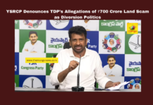 YSRCP Denounces TDP’s Allegations of ₹700 Crore Land Scam as Diversion Politics, YSRCP land scam allegations, Puttha Siva Shankar Reddy, TDP diversion tactics, Andhra Pradesh politics, Jagan Mohan Reddy leadership, YSRCP legal action, TDP fake news, corruption allegations Andhra Pradesh, governance failures TDP, smear campaign Andhra Pradesh, Andhra Pradesh, AP Live Updates, Live Updates, Breaking News, Headlines, Live News, Mango News