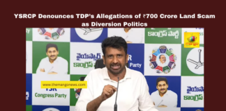 YSRCP Denounces TDP’s Allegations of ₹700 Crore Land Scam as Diversion Politics, YSRCP land scam allegations, Puttha Siva Shankar Reddy, TDP diversion tactics, Andhra Pradesh politics, Jagan Mohan Reddy leadership, YSRCP legal action, TDP fake news, corruption allegations Andhra Pradesh, governance failures TDP, smear campaign Andhra Pradesh, Andhra Pradesh, AP Live Updates, Live Updates, Breaking News, Headlines, Live News, Mango News