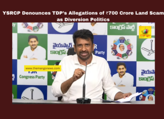 YSRCP Denounces TDP’s Allegations of ₹700 Crore Land Scam as Diversion Politics, YSRCP land scam allegations, Puttha Siva Shankar Reddy, TDP diversion tactics, Andhra Pradesh politics, Jagan Mohan Reddy leadership, YSRCP legal action, TDP fake news, corruption allegations Andhra Pradesh, governance failures TDP, smear campaign Andhra Pradesh, Andhra Pradesh, AP Live Updates, Live Updates, Breaking News, Headlines, Live News, Mango News