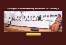 Telangana Cabinet Meeting Scheduled for January 4, Telangana Cabinet meeting, Chief Minister Revanth Reddy, farmer insurance, new ration cards, Indiramma housing, Yadagirigutta temple board, Telangana tourism policy, Vidyut Commission reports, BC Commission, SC Classification, Telangana development initiatives, Telangana, TS Live Updates, TS Political News, Political News, Mango News
