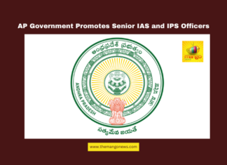 AP Government Promotes Senior IAS and IPS Officers, Andhra Pradesh IAS promotions, AP government orders, Suresh Kumar IAS, Salmon Arokyraj IAS, Karthikeya Mishra CMO, Veerapandyan RPAO, Ch Sridhar Kadapa Collector, AP IPS promotions, Vikrant Patil IPS, Siddharth Kaushal IPS, Andhra Pradesh administration, Andhra Pradesh, AP Live Updates, Live Updates, Breaking News, Headlines, Live News, Mango News