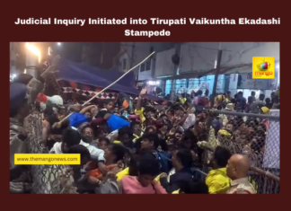 Judicial Inquiry Initiated into Tirupati Vaikuntha Ekadashi Stampede, Tirupati stampede, Vaikuntha Ekadashi, judicial inquiry, Andhra Pradesh government, Justice M. Satyanarayanamurthy, token distribution, Srivari temple safety, stampede investigation, Padmavati Park, AP news, Mango News