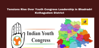 Tensions Rise Over Youth Congress Leadership in Bhadradri Kothagudem District, Bhadradri Kothagudem Youth Congress clash, Gandhi Bhavan tensions, Telangana Youth Congress meeting, Youth Congress leadership dispute, Gadham Karthik appointment controversy, Telangana local body elections, Jakkidi Sivacharan Reddy, Youth Congress protests Hyderabad, police intervention at Gandhi Bhavan, Telangana Congress internal conflicts, Mango News