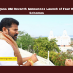 Telangana CM Revanth Announces Launch of Four Welfare Schemes, Telangana, CM Revanth Reddy, welfare schemes, Rythu Bharosa, Indiramma Atmiya Bharosa, Indiramma Houses, ration cards, rural development, Bhatti Vikramarka, government welfare programs, Mango News