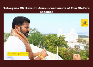 Telangana CM Revanth Announces Launch of Four Welfare Schemes, Telangana, CM Revanth Reddy, welfare schemes, Rythu Bharosa, Indiramma Atmiya Bharosa, Indiramma Houses, ration cards, rural development, Bhatti Vikramarka, government welfare programs, Mango News