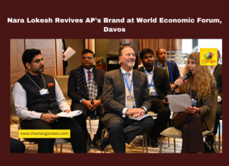 Nara Lokesh Revives AP's Brand at World Economic Forum, Davos, Nara Lokesh, World Economic Forum, AP brand, investment opportunities, artificial intelligence, clean energy, education reforms, Mangalagiri handlooms, Chandrababu Naidu, Davos, Mango News