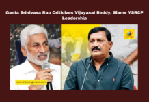 Ganta Srinivasa Rao Criticizes Vijayasai Reddy, Slams YSRCP Leadership, Ganta Srinivasa Rao, Vijayasai Reddy, YSRCP, TDP, Visakhapatnam, industrial development, Andhra Pradesh, Chandrababu Naidu, Nara Lokesh, Davos, YSRCP, Mango News