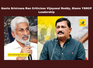 Ganta Srinivasa Rao Criticizes Vijayasai Reddy, Slams YSRCP Leadership, Ganta Srinivasa Rao, Vijayasai Reddy, YSRCP, TDP, Visakhapatnam, industrial development, Andhra Pradesh, Chandrababu Naidu, Nara Lokesh, Davos, YSRCP, Mango News