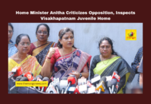 Home Minister Anitha Criticizes Opposition, Inspects Visakhapatnam Juvenile Home, andhra pradesh, Andhra Pradesh Politics, Child Protection, juvenile home, mental health, opposition criticism, Vaikapa, Vangalapudi Anitha, Visakha Girls’ Sadan, Visakhapatnam, Mango News