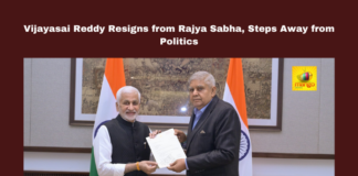 Vijayasai Reddy Resigns from Rajya Sabha, Steps Away from Politics, Vijayasai Reddy, Rajya Sabha, resignation, YSRCP, Jagan Mohan Reddy, Delhi, politics, Kakinada seaport, personal reasons, media conference, Chandrababu Naidu, Andhra Pradesh, AP Live Updates, AP Politics, Political News, Live Updates, Breaking News, Headlines, Live News, Mango News