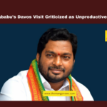 Chandrababu’s Davos Visit Criticized as Unproductive : YSRCP, Davos, Andhra Pradesh, MLC Arun Kumar, Investment, MoU, Jagan Mohan Reddy, Pawan Kalyan, Green Energy, Publicity Stunt, Chandrababu Naidu, Andhra Pradesh, AP Live Updates, AP Politics, Political News, Live Updates, Breaking News, Headlines, Live News, Mango News