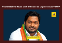 Chandrababu’s Davos Visit Criticized as Unproductive : YSRCP, Davos, Andhra Pradesh, MLC Arun Kumar, Investment, MoU, Jagan Mohan Reddy, Pawan Kalyan, Green Energy, Publicity Stunt, Chandrababu Naidu, Andhra Pradesh, AP Live Updates, AP Politics, Political News, Live Updates, Breaking News, Headlines, Live News, Mango News