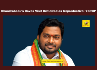 Chandrababu’s Davos Visit Criticized as Unproductive : YSRCP, Davos, Andhra Pradesh, MLC Arun Kumar, Investment, MoU, Jagan Mohan Reddy, Pawan Kalyan, Green Energy, Publicity Stunt, Chandrababu Naidu, Andhra Pradesh, AP Live Updates, AP Politics, Political News, Live Updates, Breaking News, Headlines, Live News, Mango News