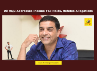 Dil Raju Addresses Income Tax Raids, Refutes Allegations, Dil Raju, Telugu film industry, Income Tax raids, Telangana Film Development Corporation, Hyderabad news, IT inspections, film producer statements, black money allegations, gold calculations, Telugu cinema updates, Telangana, TS Live Updates, TS Political News, Political News, Mango News